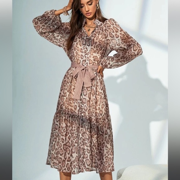 SHEIN Dresses & Skirts - Leopard Dress